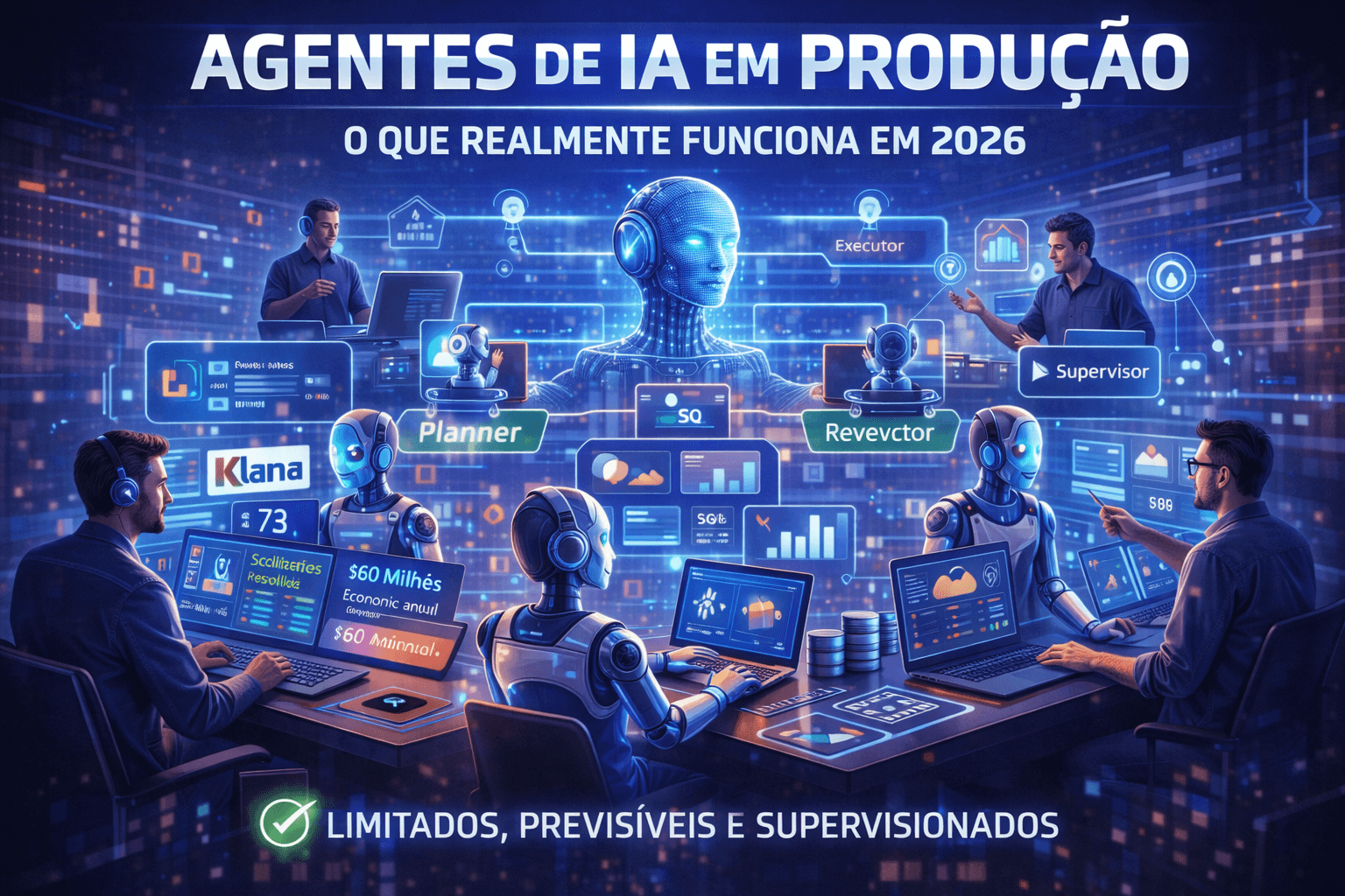 Agentes de IA em produção: o que realmente funciona em 2026
